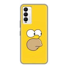 Чехол с Симпсонами для Tecno Camon 18 / Camon 18P (VPrint) (Гомер)