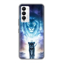 Чехол со Львом для Tecno Camon 18 / Camon 18P (VPrint) (Маленький лев)