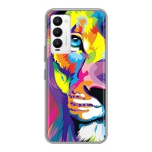 Чехол со Львом для Tecno Camon 18 / Camon 18P (VPrint) (Яркий Лев)