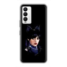 Чехлы Венсдей на Tecno Camon 18 / Camon 18P Уэнсдей (AlphaPrint) (серьезная Уэнздей)