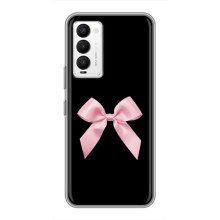 Чехол банты для Tecno Camon 18 / Camon 18P – Бант на черном
