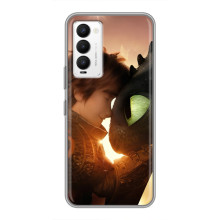 Чехол дракон Беззубик для Tecno Camon 18 / Camon 18P – Беззубик и Иккинг