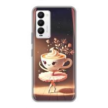 Чехол с мемом Тралалело тралала на Tecno Camon 18 / Camon 18P (Балерина капучина)