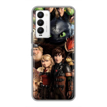 Чехол как приручить дракона на Tecno Camon 18 / Camon 18P – Персонажи дракона