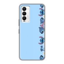 Чохол з принтом Стіч на Tecno Camon 18 / Camon 18P (Стіч фон)