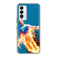 Чехол с принтом Фантастическая четверка для Tecno Camon 18 / Camon 18P – Человек-Факел