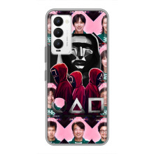 Чехол Гра в кальмара для Tecno Camon 18 / Camon 18P – Персонажи игры кальмара