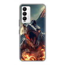 Чехол с картинкой «Хищники» для Tecno Camon 18 / Camon 18P – Динозавр