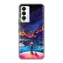 Космические Чехлы для Техно Камон 18 / Камон 18п (VPrint) (Галактический вид)
