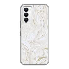 Мраморный чехол на Tecno Camon 18 / Camon 18P (VPrint) (Белый мрамор)