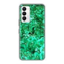 Мраморный чехол на Tecno Camon 18 / Camon 18P (VPrint) (Салатный Мрамор)