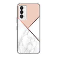 Мраморный чехол на Tecno Camon 18 / Camon 18P (VPrint) (Тройной мрамор)