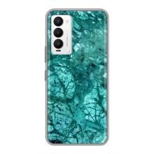 Мраморный чехол на Tecno Camon 18 / Camon 18P (VPrint) (Зеленый мрамор)