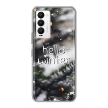 Новогодние, Праздничные Чехлы для Tecno Camon 18 / Camon 18P - 2024 год (Hello winter)