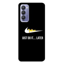 Силиконовый Чехол на Tecno Camon 18 / Camon 18P с картинкой Nike (Later)