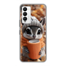 Печатный чехол «Зверята с кофе» для Tecno Camon 18 / Camon 18P