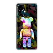 Чехлы для TECNO Camon 19 (CI6n) / 19 Pro (CI8n) - Bearbrick Louis Vuitton (PREMIUMPrint) (Яркий Bearbrick)