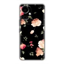 Чехлы с Цветами для TECNO Camon 19 (CI6n) / 19 Pro (CI8n) (VPrint) (Розочки)