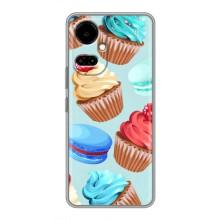 Чохли з фруктами для TECNO Camon 19 (CI6n) / 19 Pro (CI8n) (VPrint) (Кексики)