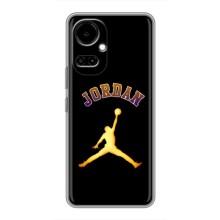 Чохли для TECNO Camon 19 (CI6n) / 19 Pro (CI8n) - з картинкою JORDAN (AlphaPrint) (Jordan Gold)