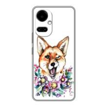 Чохли з картинкою Лисичка для TECNO Camon 19 (CI6n) / 19 Pro (CI8n) (VPrint) (Весела лисичка)