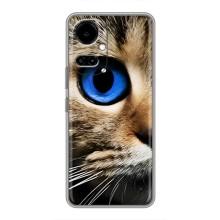 Чехлы с Котиками для TECNO Camon 19 (CI6n) / 19 Pro (CI8n) (VPrint) (Глаз кота)