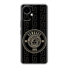 Чехлы VERSACE для ТЕКНО Камон 19 (СИ6н) / 19 Про (СИ8н) (PREMIUMPrint) (Лого Версаче)