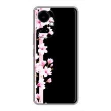 Чехол для ТЕКНО Камон 19 (СИ6н) / 19 Про (СИ8н) - с принтом (Дизайнерские) (AlphaPrint) (Цветочки)