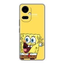 Чехол Губка Боб для ТЕКНО Камон 19 (СИ6н) / 19 Про (СИ8н) (Губка Боб)
