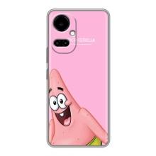 Чехол Губка Боб для ТЕКНО Камон 19 (СИ6н) / 19 Про (СИ8н) (Персонаж Патрик)