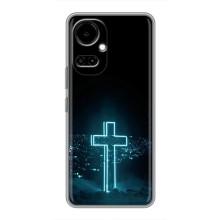 Християнські Чохли для TECNO Camon 19 (CI6n) / 19 Pro (CI8n) (AlphaPrint) (Хрест і місто)