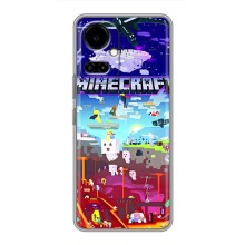 Чехол майнкрафт для TECNO Camon 19 (CI6n) / 19 Pro (CI8n) (MINECRAFT)