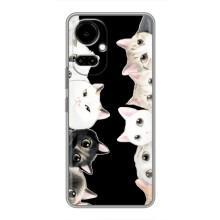 Чехол на ТЕКНО Камон 19 (СИ6н) / 19 Про (СИ8н) с Котами (VPrint) (Взгляд котов)