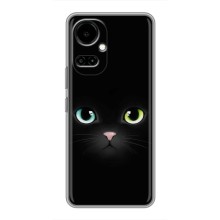 Чехол на тематику: Коты для TECNO Camon 19 (CI6n) / 19 Pro (CI8n) (Черный Котик)