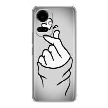 Чехол с принтом для TECNO Camon 19 (CI6n) / 19 Pro (CI8n) (AlphaPrint - Знак сердечка)