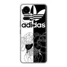 Чехол в стиле "Адидас" для Техно Камон 19 /  Камон 19 про (Adidas шнурки)