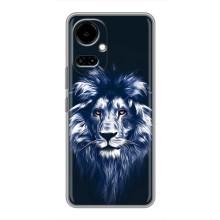 Чохол з картинкою ЛЕВ для TECNO Camon 19 (CI6n) / 19 Pro (CI8n) (VPrint) (Синій Лев)