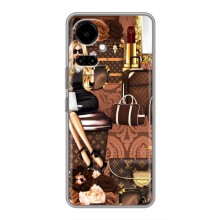 Чехол Стиль Louis Vuitton на TECNO Camon 19 (CI6n) / 19 Pro (CI8n) (Мода Луи Виттон)