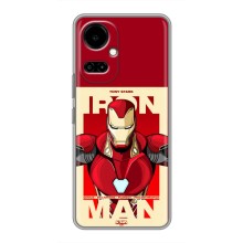 Чехол Супергерой Железный человек на TECNO Camon 19 (CI6n) / 19 Pro (CI8n) (Iron man)