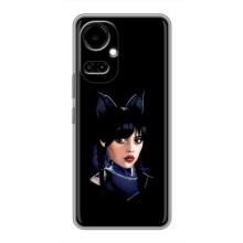 Чохли Венсдей на TECNO Camon 19 (CI6n) / 19 Pro (CI8n) Уенсдей (AlphaPrint) (серйозна Венздей)