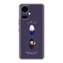 Чохли Венсдей на TECNO Camon 19 (CI6n) / 19 Pro (CI8n) Уенсдей (AlphaPrint) (Венздей і подруга)