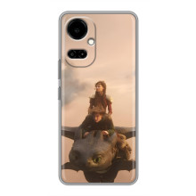 Чехол как приручить дракона на TECNO Camon 19 (CI6n) / 19 Pro (CI8n) (Фильм дракон)