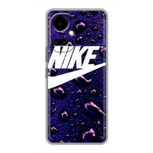 Чохол з логтипом Найк на TECNO Camon 19 (CI6n) / 19 Pro (CI8n) (Найк на фіолетовому)