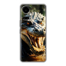 Чехол с картинкой «Хищники» для TECNO Camon 19 (CI6n) / 19 Pro (CI8n) (Крокодил)
