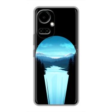 Летний Чехол на TECNO Camon 19 (CI6n) / 19 Pro (CI8n) (Синий Водопад)