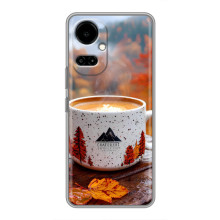 Чехол с уникальным дизайном «Осень с кофе» для TECNO Camon 19 (CI6n) / 19 Pro (CI8n) – Кофе на природе