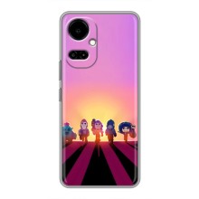 Силиконовый Чехол на TECNO Camon 19 (CI6n) / 19 Pro (CI8n) с картинкой Brawl Stars (Персонажи в закате)