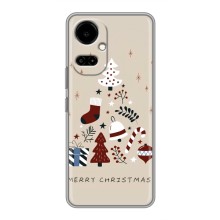 Різдвяні Чохли для TECNO Camon 19 (CI6n) / 19 Pro (CI8n) (VPrint) (Merry Christmas)