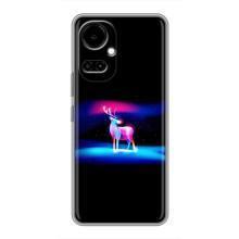 Силиконовый бампер с картинкой животных для TECNO Camon 19 (CI6n) / 19 Pro (CI8n) (Яркий олень)