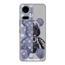 Силиконовый чехол для TECNO Camon 19 (CI6n) / 19 Pro (CI8n) – Медведь Louis Vuitton